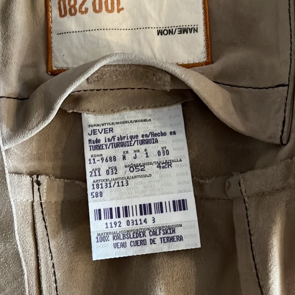 Suede Hugo Boss Jacket - Picture 4 of 12